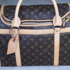 SOLD- Authentic Louis Vuitton Dog Carrier Monogram